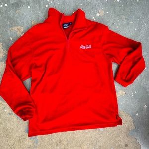 Coca-Cola Red Quarter Zip🥤